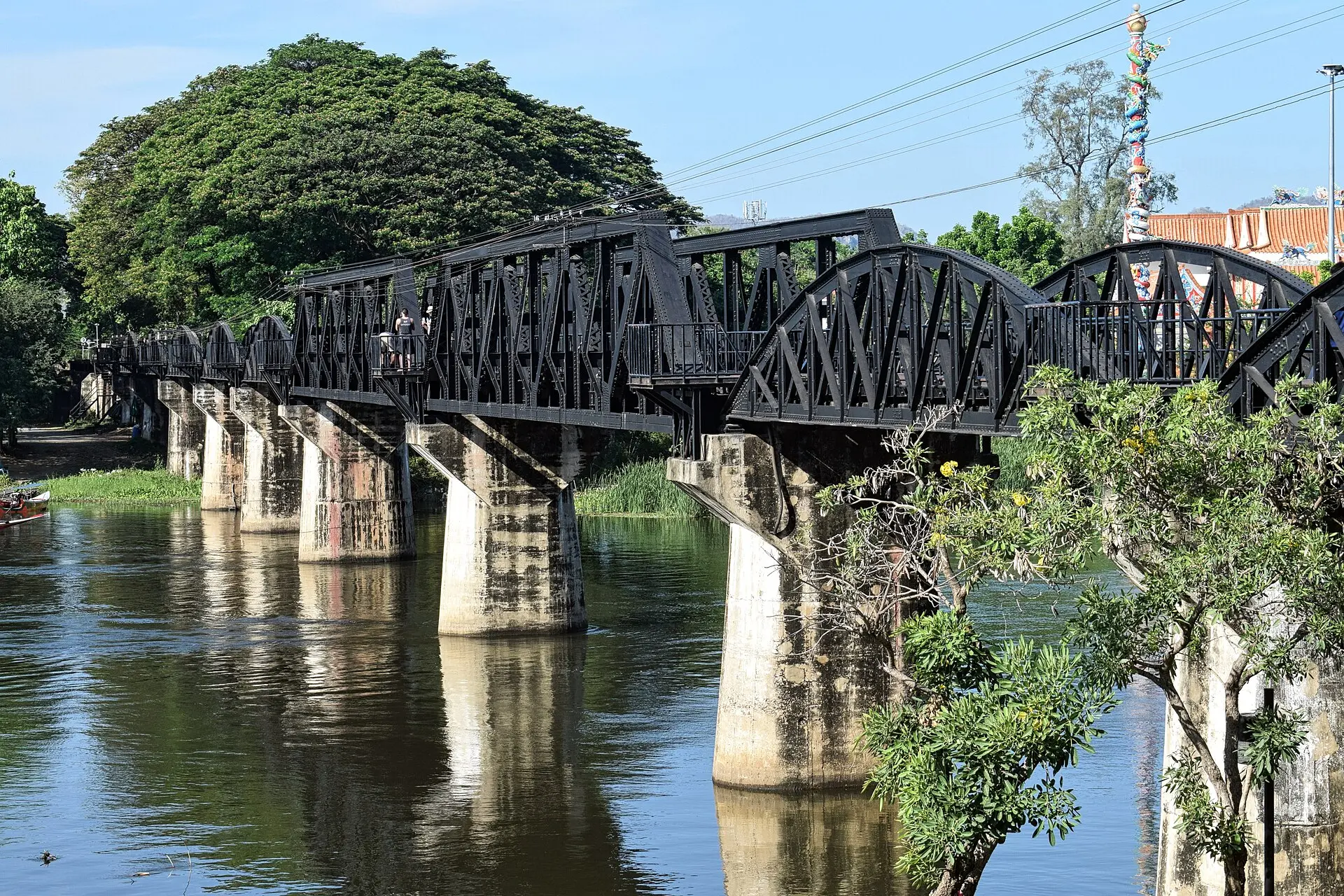 สะพานข้ามแม่น้ำแคว กาญจนบุรี ภาคตะวันตก